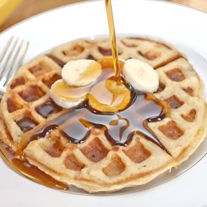 Banana waffle