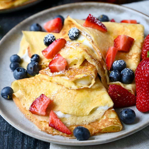 Mixed Fruit Crepe